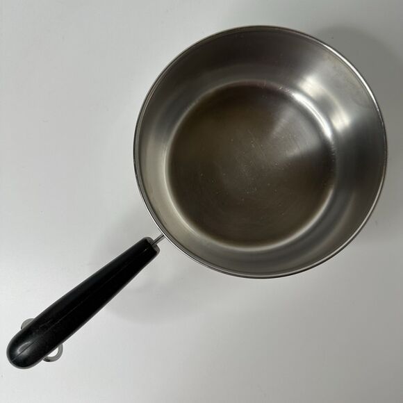 Revere Ware 1.5 Qt Copper Clad Pot Sauce Pan Stainless Steel NO LID - Picture 5 of 12